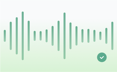 Stilisierte Audiowellen